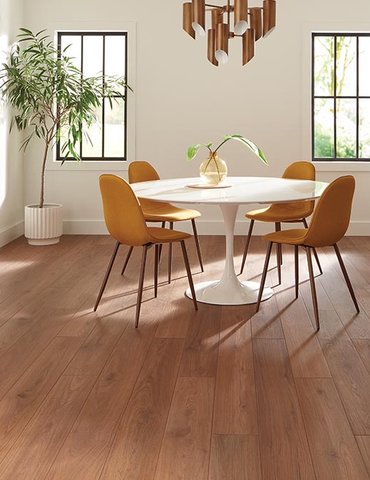 Dining Room Luxury Vinyl Plank LVP - Robert's Flooring