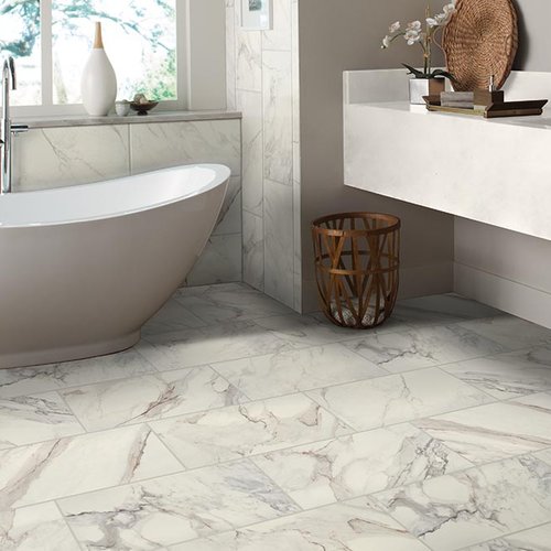 Bathroom Porcelain Marble Tile - Robert's Flooring