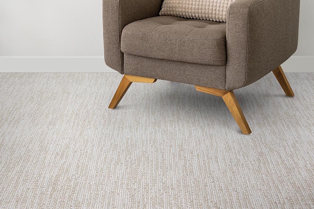Living Room Linear Pattern Carpet - Robert's Flooring