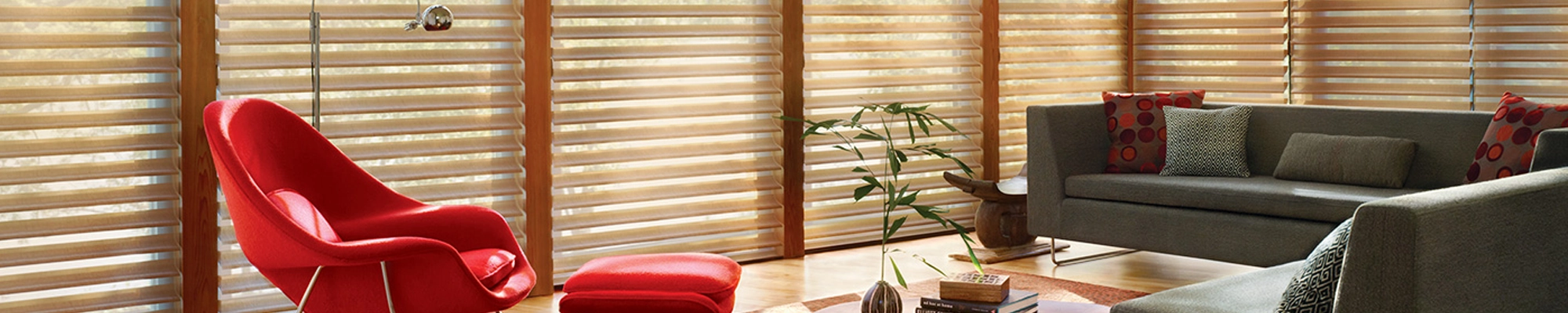 Window treatments provided by Robert's Flooring